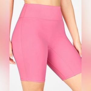 Pink Fabletics biker leggings